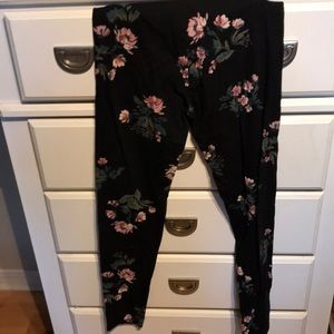 Cute floral leggings